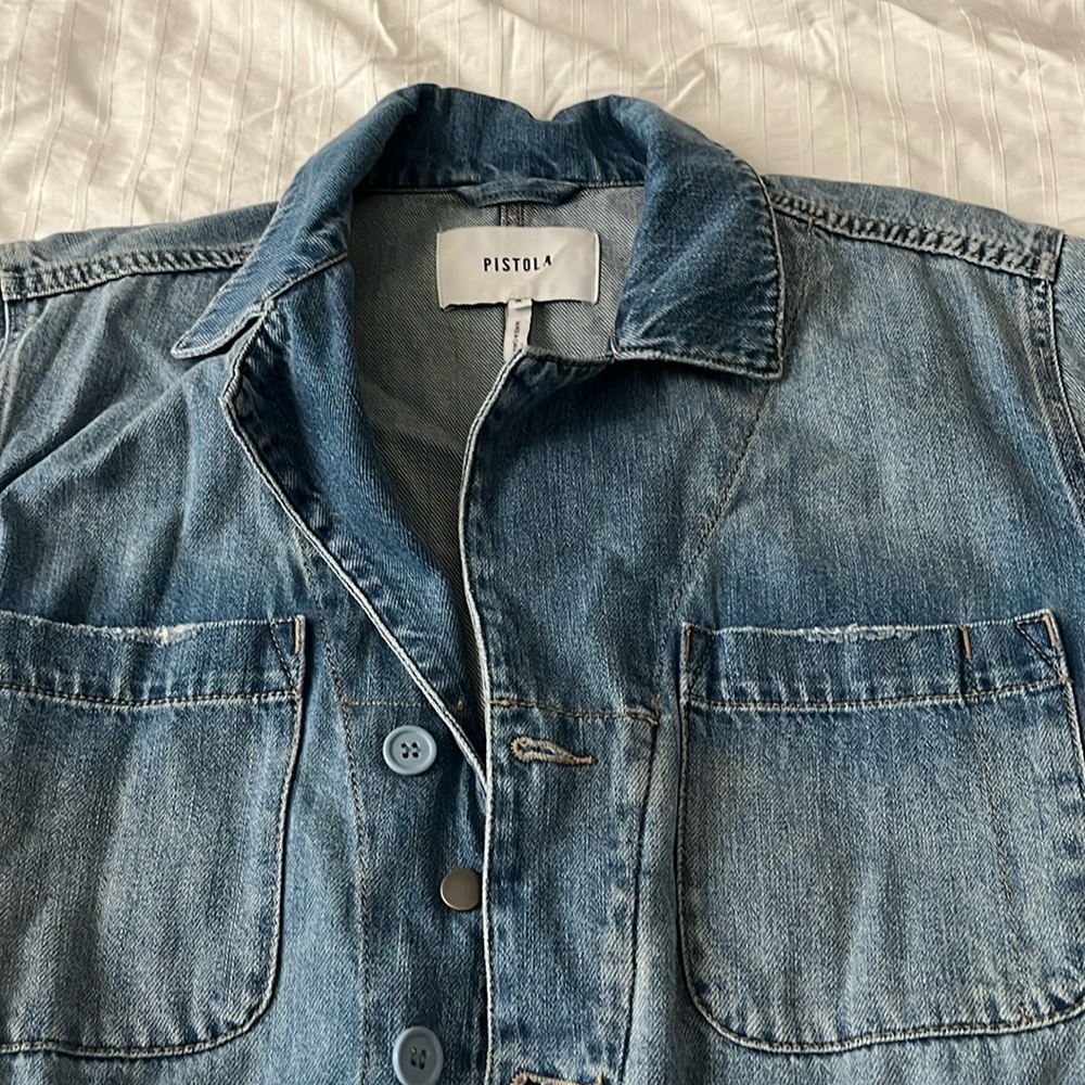 Pistola jean jumper with shorts
